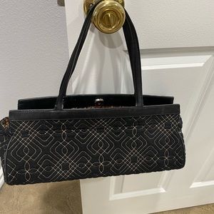 Black cloth purse